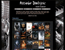 Tablet Screenshot of aleksandardimitrijevic.com